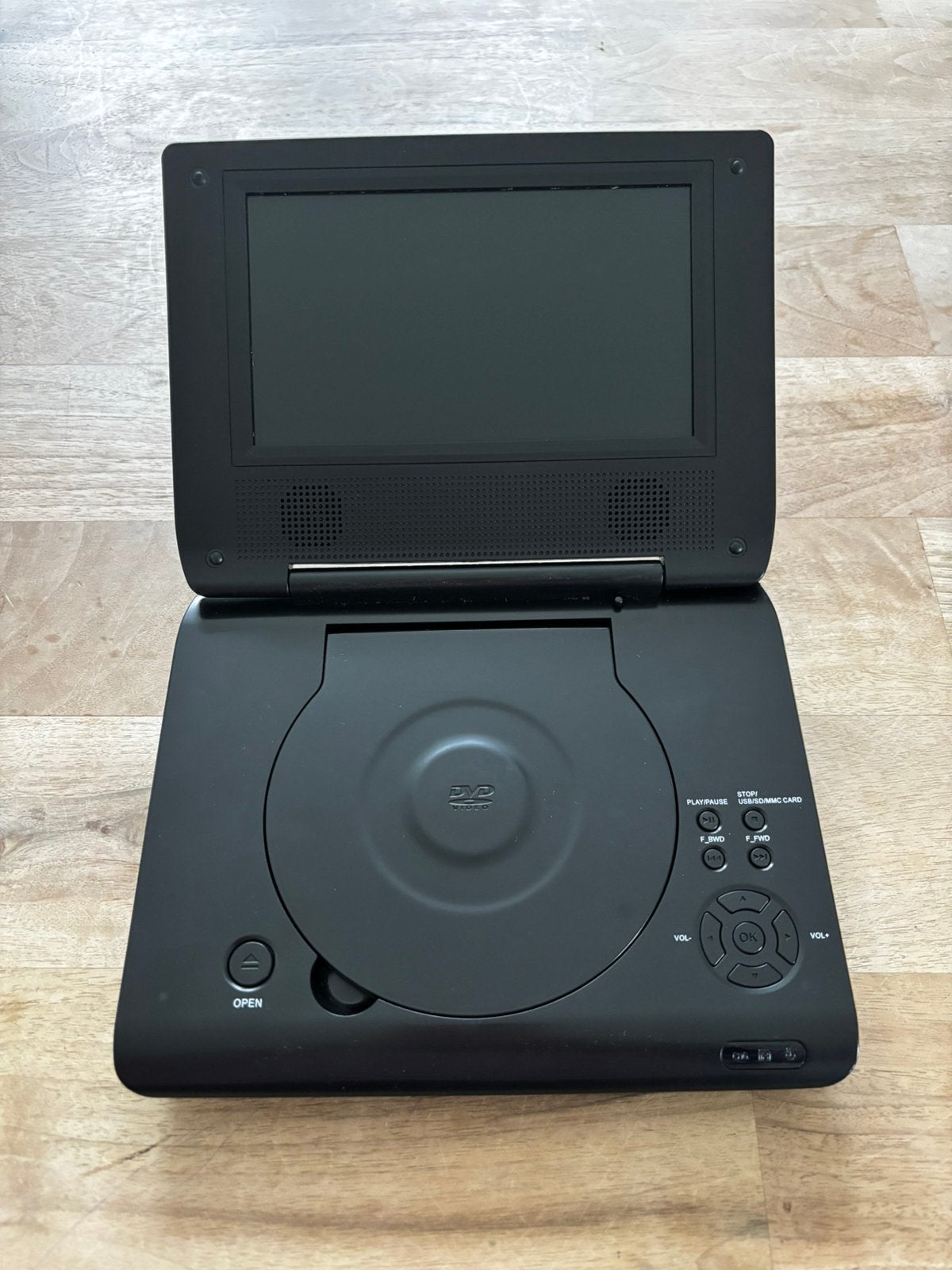 Tom-Tec PDVD327A portable DVD-speler – voor auto & reis, Ophalen of Verzenden, Zo goed als nieuw, Overige merken