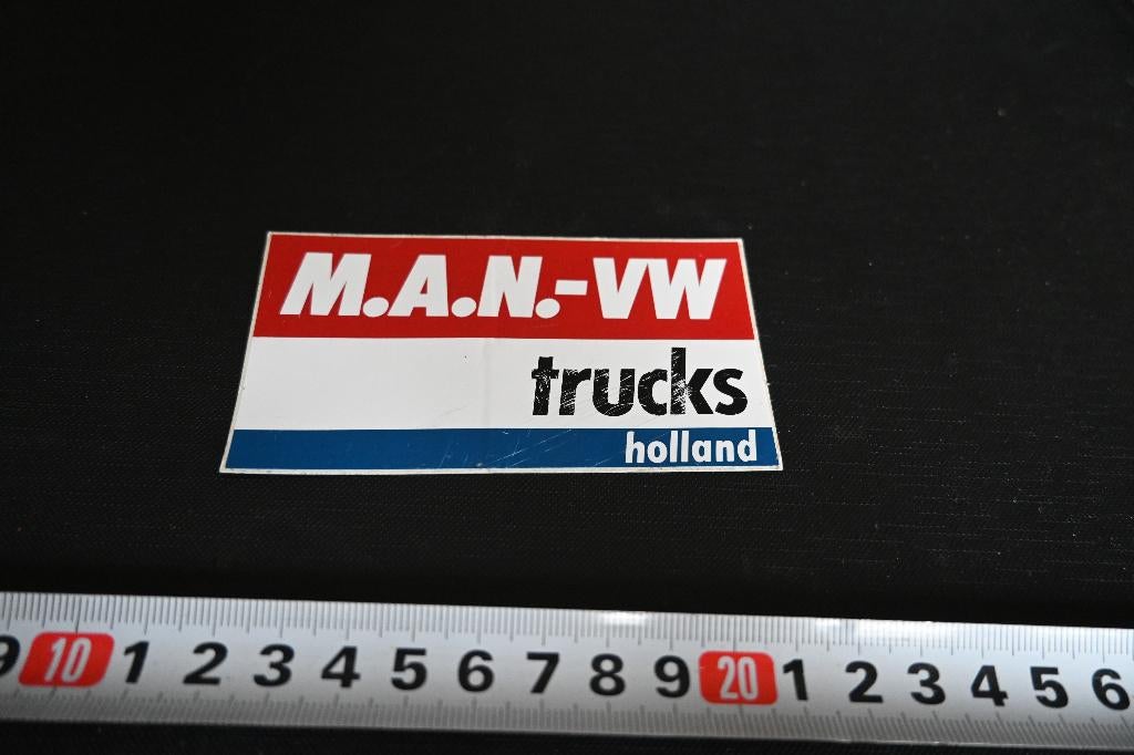 sticker M.A.N. - VW Trucks  Holland, Verzamelen, Stickers, Ophalen, Zo goed als nieuw