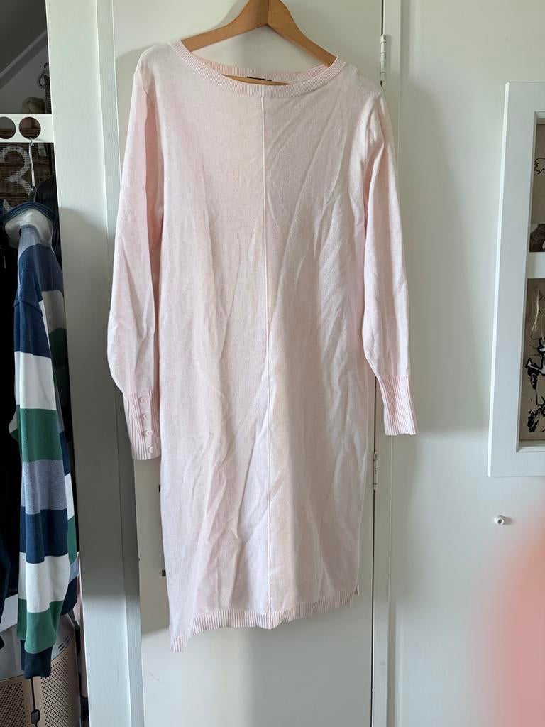 Josephine & Co Roze Gebreide Jurk Maat M, Kleding | Dames, Pyjama's, Zo goed als nieuw, Ophalen of Verzenden