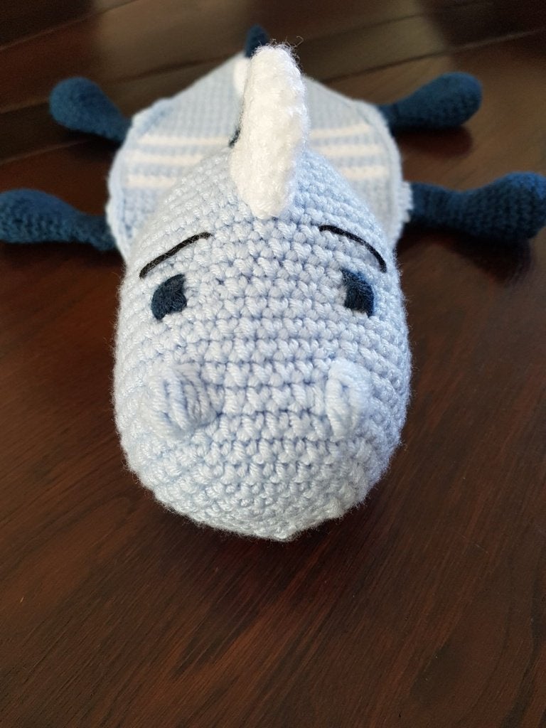 Dino knisper belletje knuffeldoekje dinosaurus knuffel, Dinosaurus, Nieuw, Handgemaakt, Ophalen of Verzenden