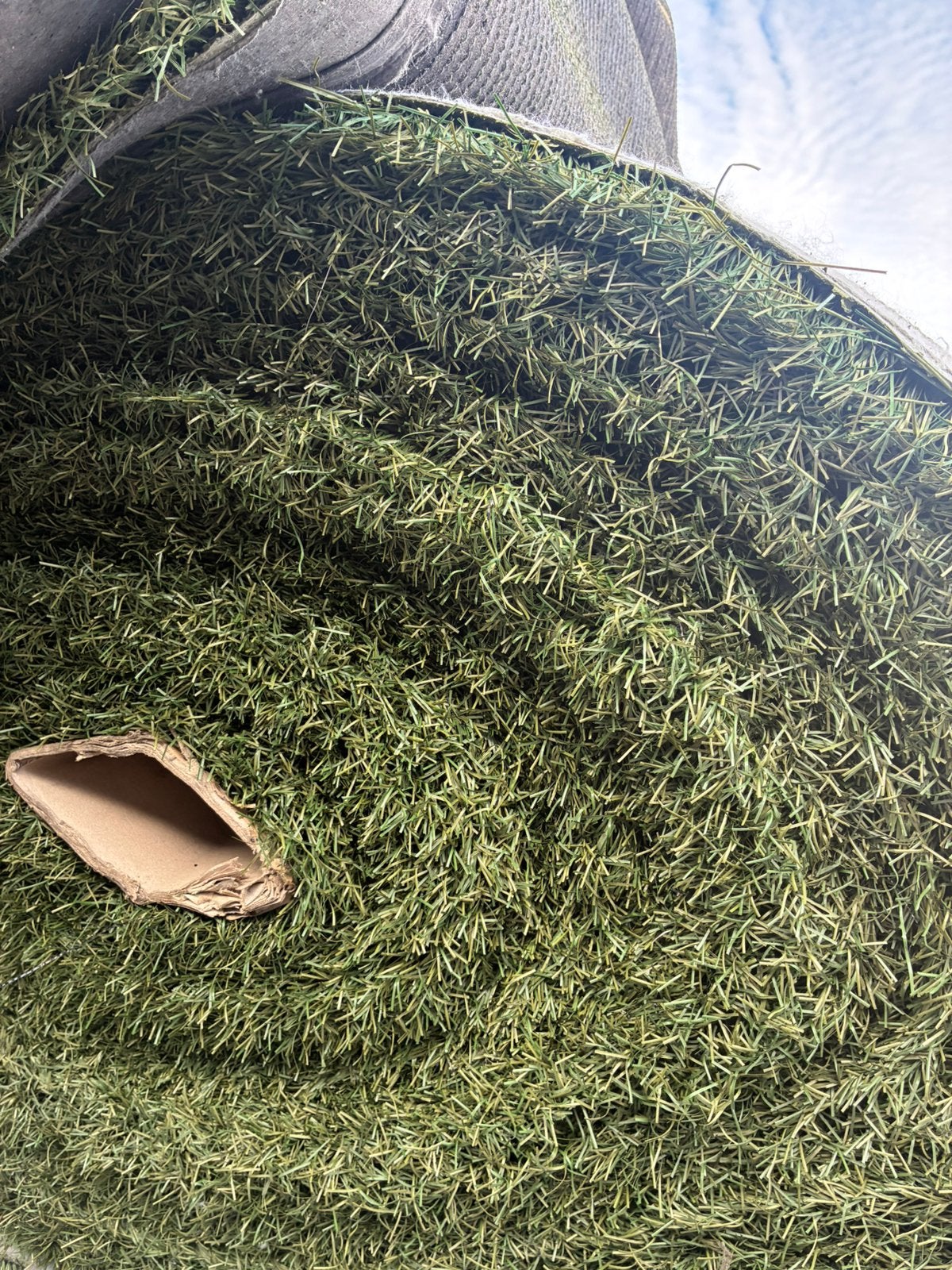 Gebruikt voetbalgras 3,9m breed!, Ophalen, Gebruikt, 20 m² of meer, Kunstgras