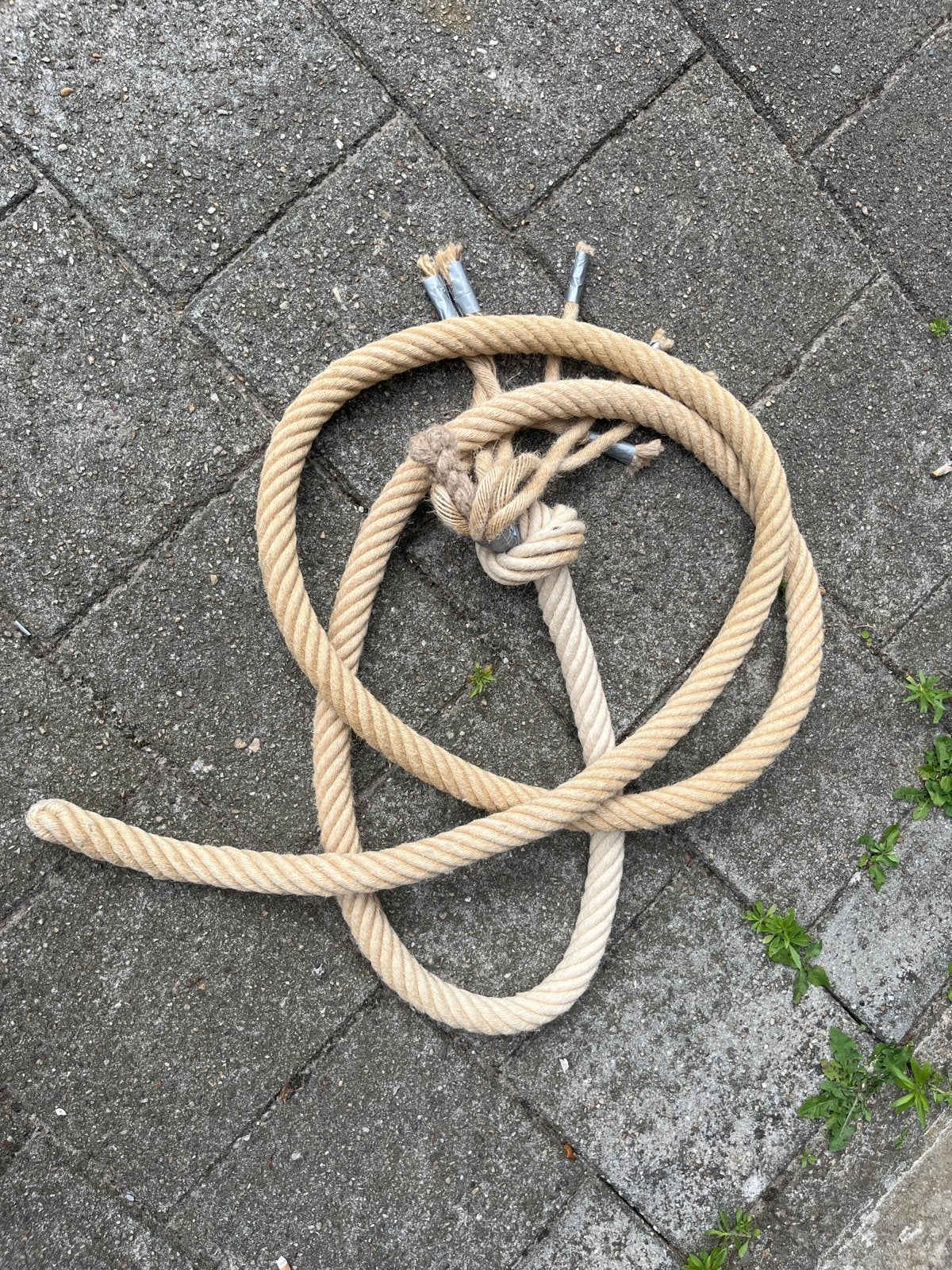 Klimtouw gymzaal - 4 meter, Ophalen of Verzenden, Gebruikt