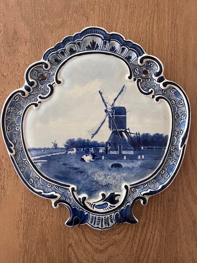 Wandbord zeldzaam 30,5 cm uit 1905, Ophalen