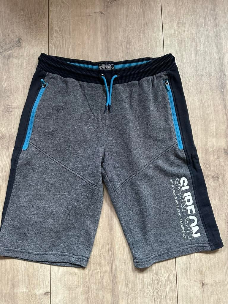 Skate Nation blauwe korte broek maat 164, Ophalen of Verzenden, Gebruikt, Jongen, Broek