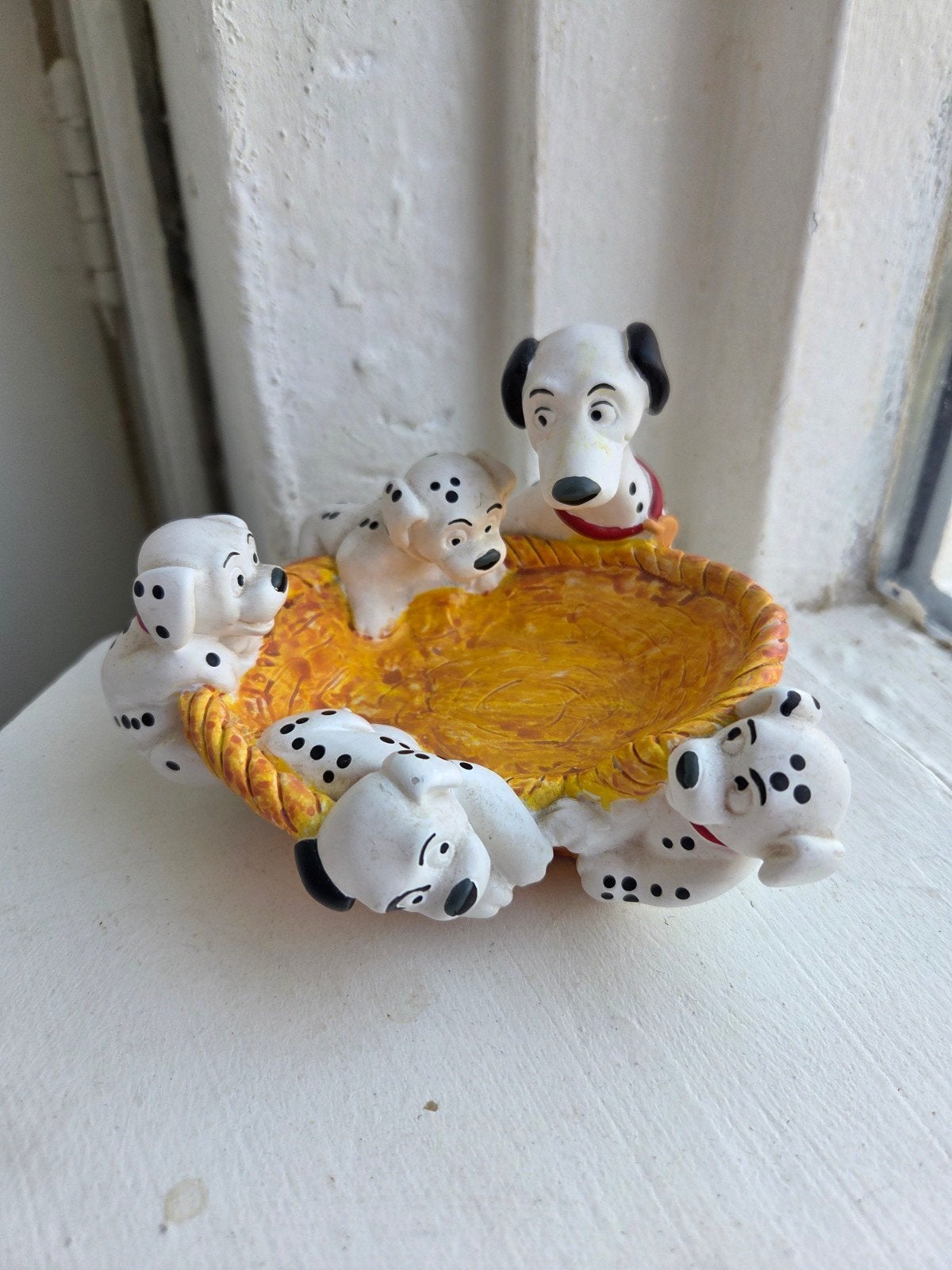 Vintage Disney 101 Dalmatiërs Zeepbakje Grosvenor, Ophalen of Verzenden, Overige figuren, Zo goed als nieuw, Beeldje of Figuurtje