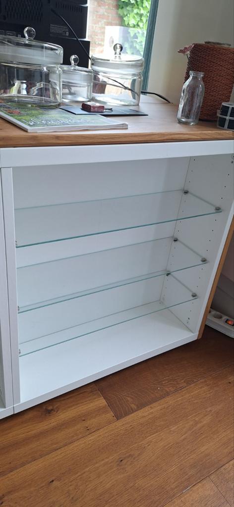 Ikea Besta kast., Huis en Inrichting, Kasten | Dressoirs, Ophalen, Glas, 50 tot 100 cm, Modern