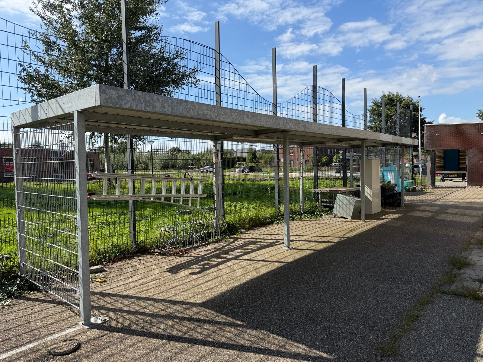 Gegalvaniseerde overkapping/carport - Robuust en duurzaam, Ophalen, Gebruikt, Carport