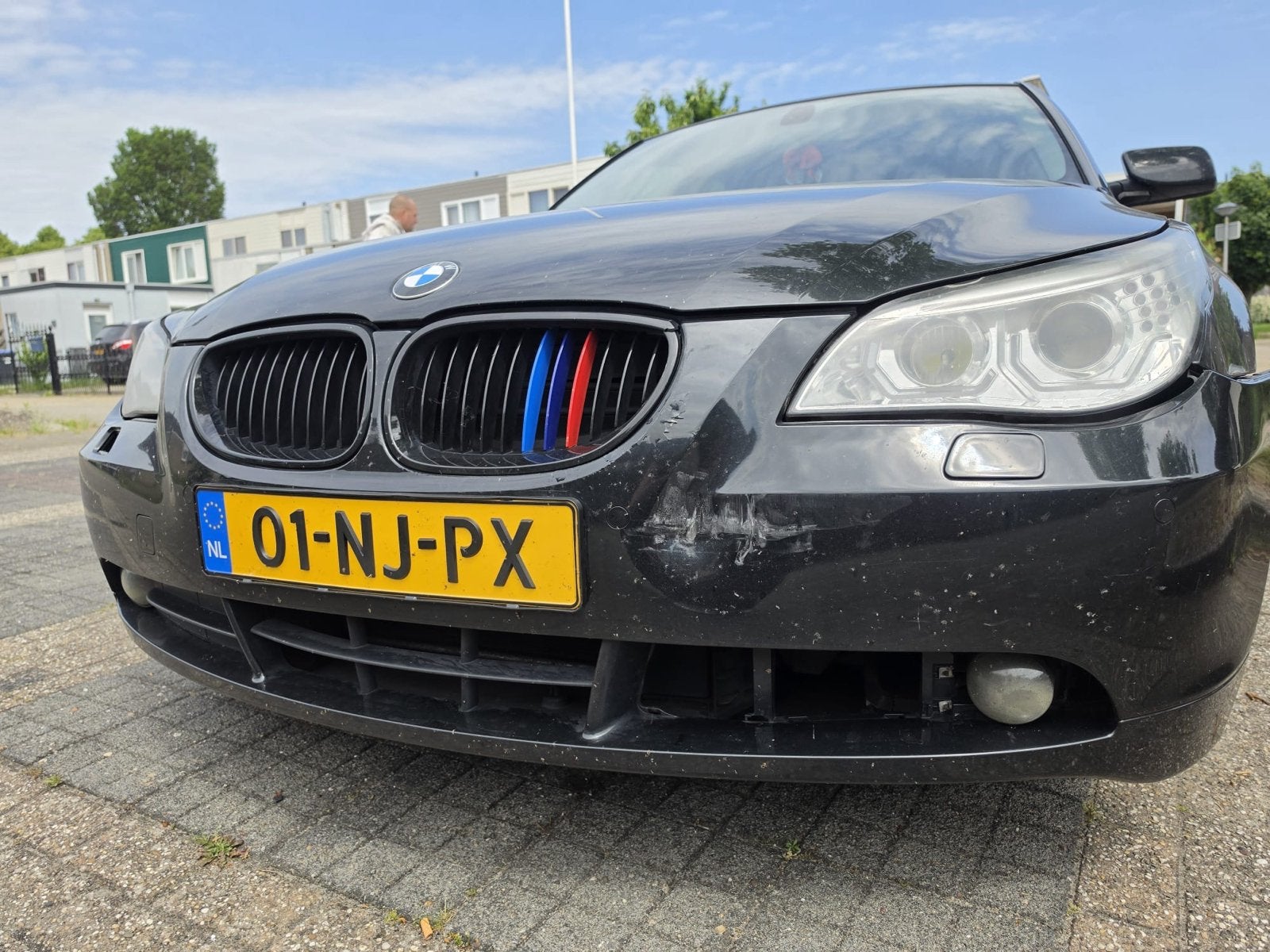 BMW 5-Serie 2.2 I 520 2003 Zwart, Ophalen, Gebruikt, BMW