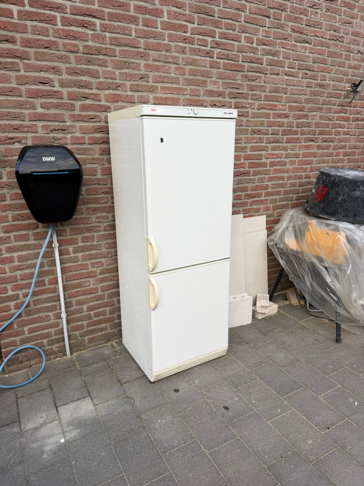 Koelvries combinatie, Ophalen, Gebruikt, 200 liter of meer, Met aparte vriezer