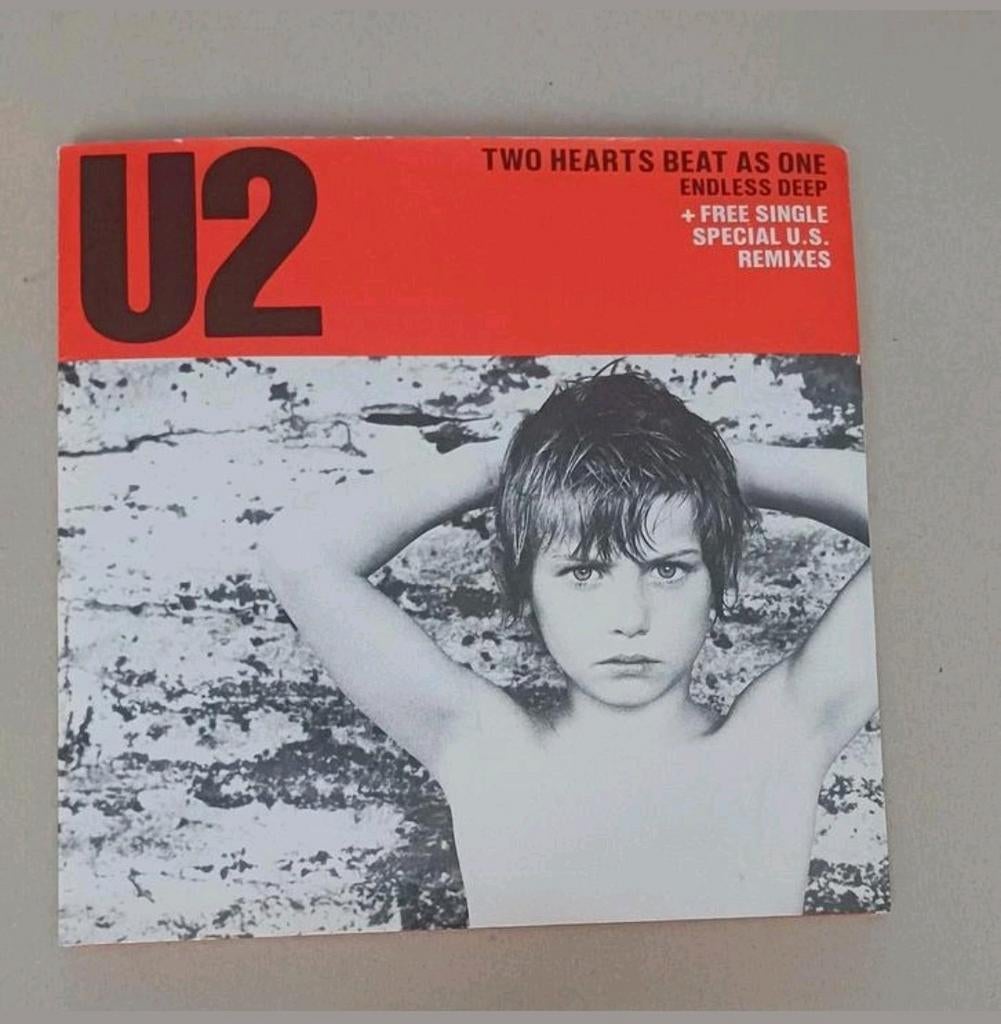 U2 - Two Hearts Beat As One/New Year's Day (2 7"), Cd's en Dvd's, Vinyl Singles, Gebruikt, 7 inch, Single, Ophalen of Verzenden
