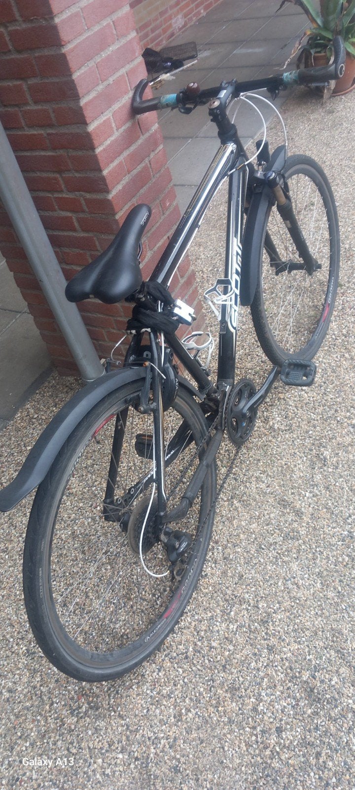 Scott Sub Cross 40 Herenfiets - Zwart, Goede Staat, Overige merken, 28 inch, Gebruikt, Meer dan 20 versnellingen