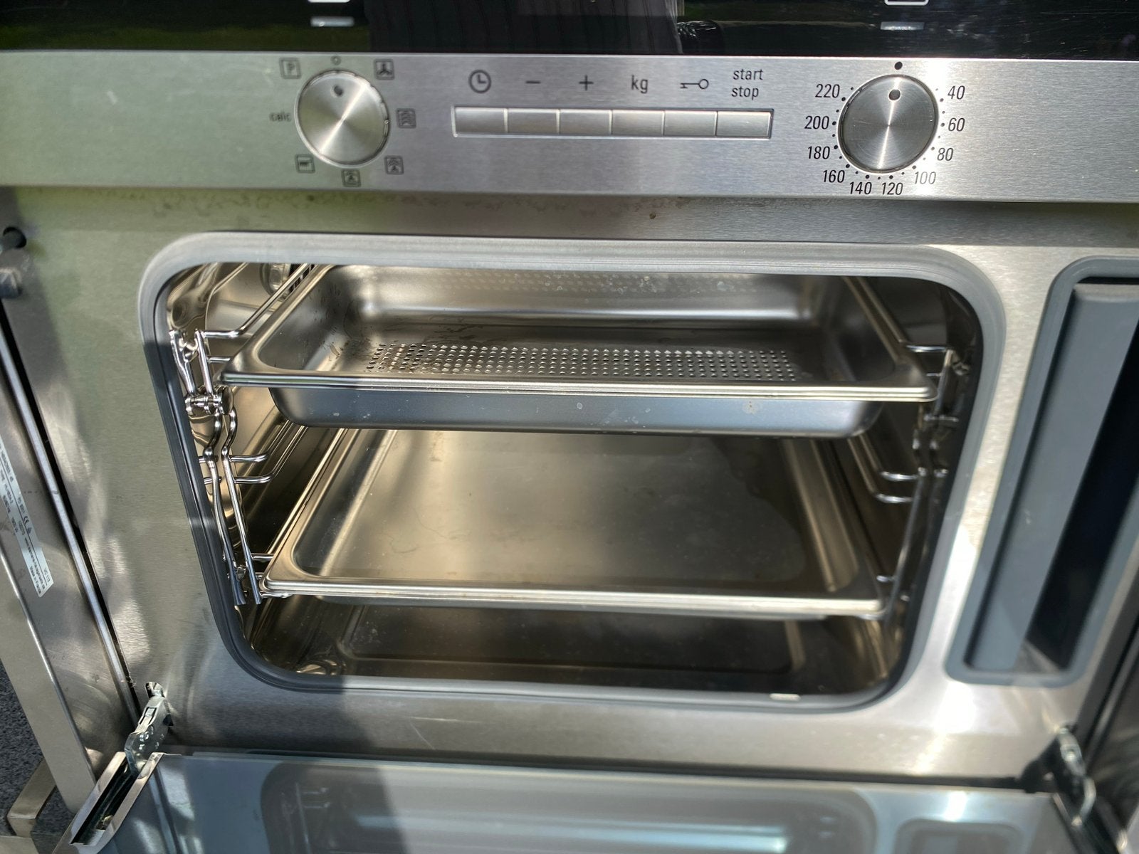Nieuwe siemens inbouw stoomoven 59,5x45 cm, Ophalen, 45 tot 50 cm, Stoom, Inbouw