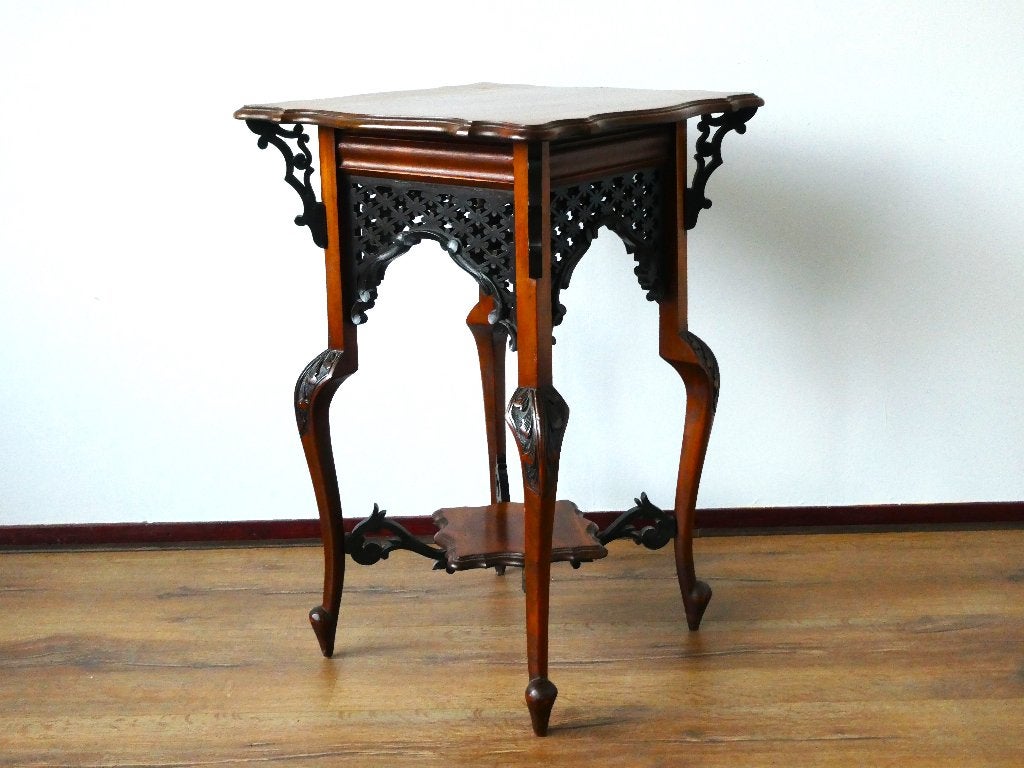 Antiek Art Nouveau plantentafel bijzettafel tafel ca. 1900, Ophalen