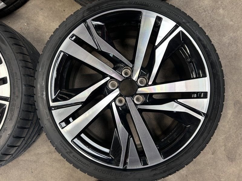 19 inch originele velgen + zomerbanden Peugeot 308, 19 inch, -, -, Banden en Velgen