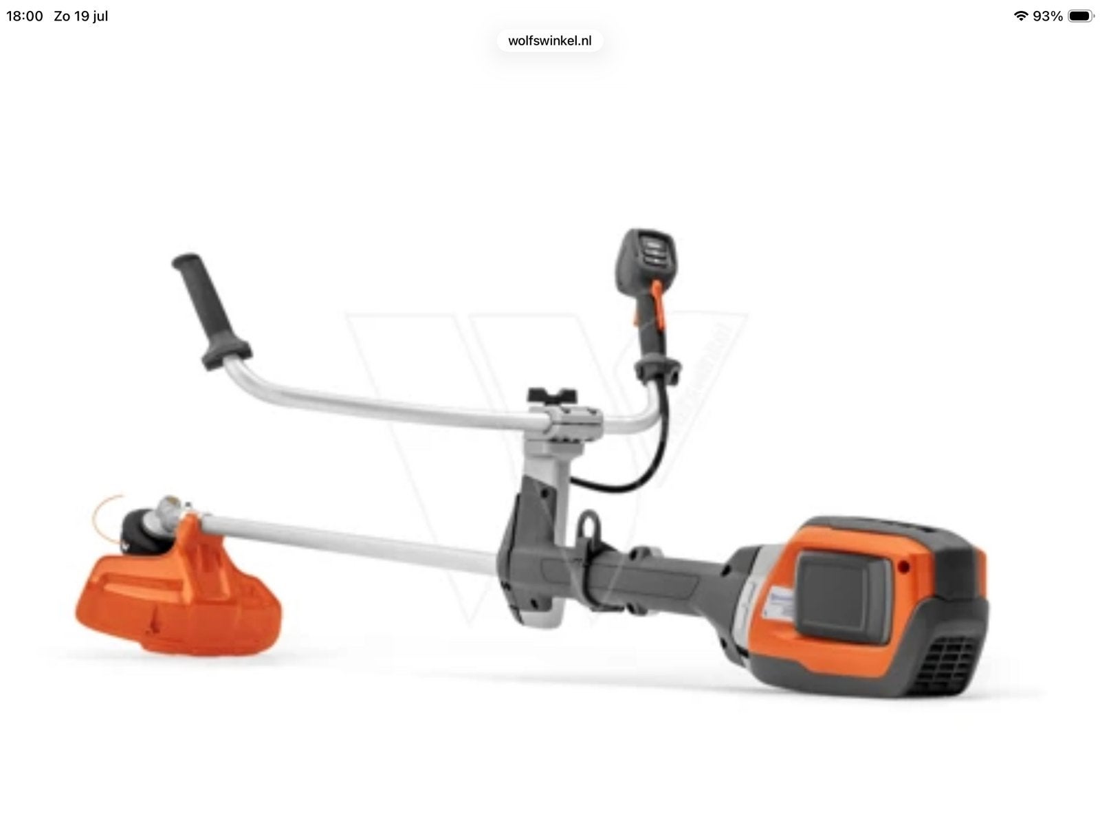 Husqvarna bosmaaier 535iRX , 1x gebruikt met assecoires, Ophalen, Zo goed als nieuw, Accu