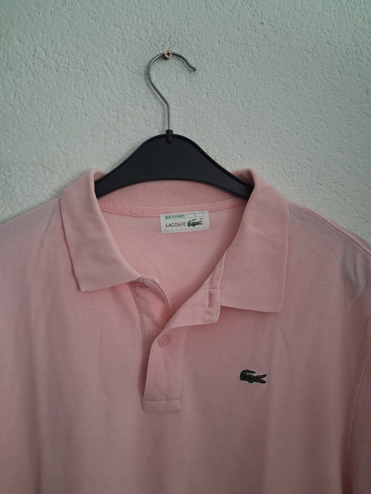 Lacoste polo shirt roze maat L, Maat 52/54 (L), Lacoste, Ophalen of Verzenden, Zo goed als nieuw