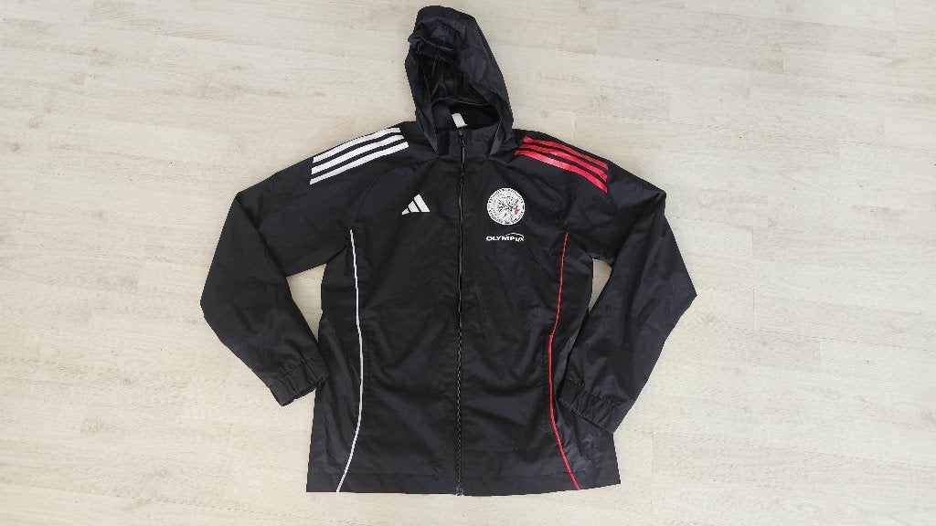 Ajax Regen/Zomerjas! Seizoen 25/26! Sponsor! Mt 164/XS!, Kleding | Heren, Blauw, Ophalen of Verzenden, Zo goed als nieuw, Voetbal