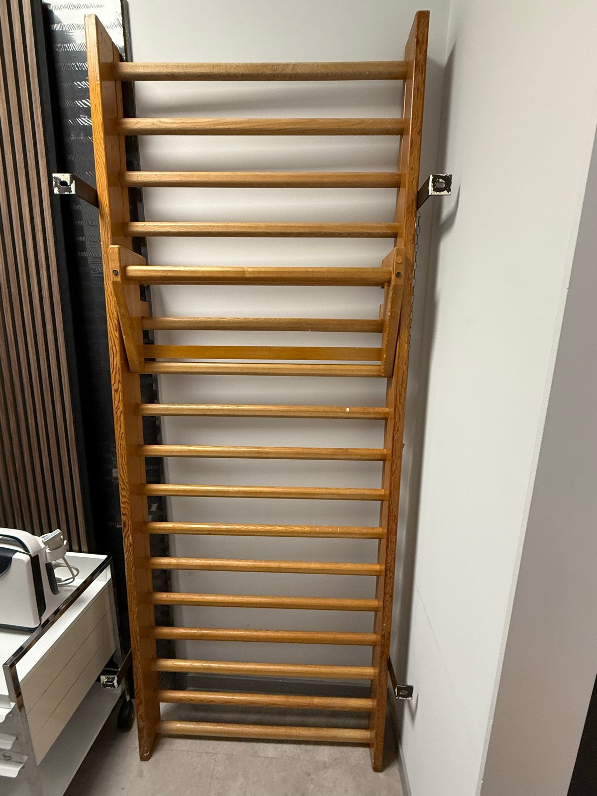 Houten wandrek / klimrek voor sport of therapie, Sport en Fitness, Ophalen, Gebruikt