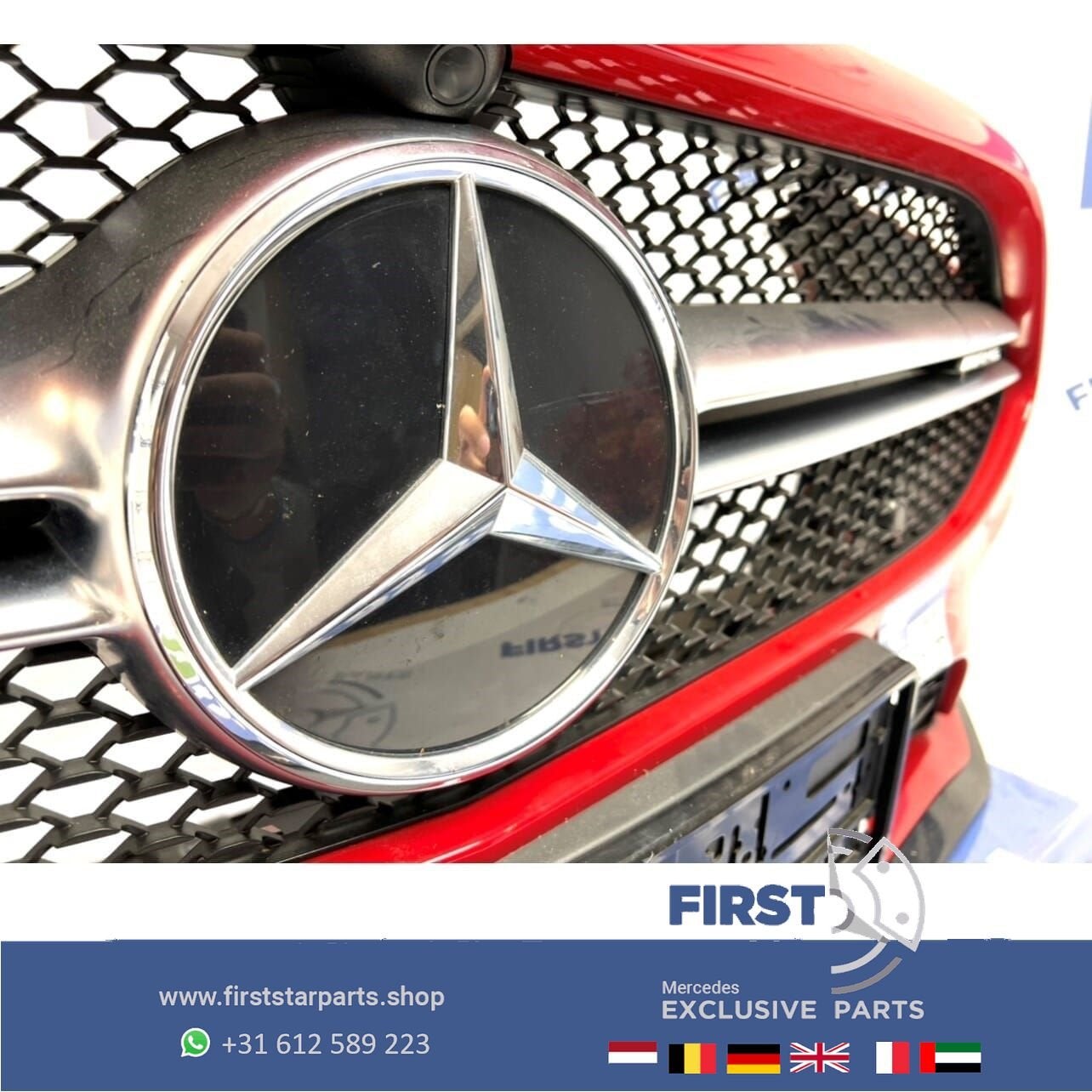 W177 V177 A KLASSE 2021 A35 AMG PAKKET ROOD Origineel Merced, Auto-onderdelen, Gebruikt, -, Ophalen of Verzenden, Bumper