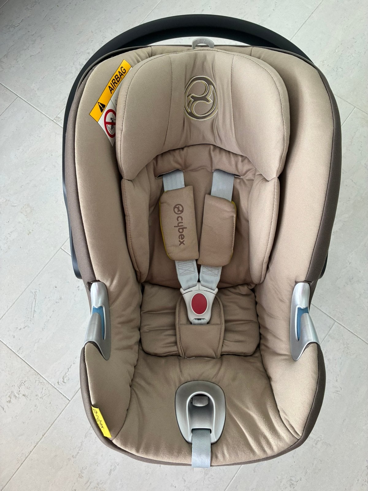 Cybex Aton Q autostoel inclusief 2x Isofix bases, Gebruikt, Isofix, 0 t/m 13 kg, Ophalen