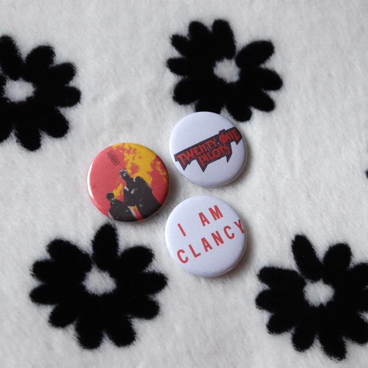 Twenty One Pilots buttons, Ophalen of Verzenden, Nieuw, Gebruiksvoorwerp