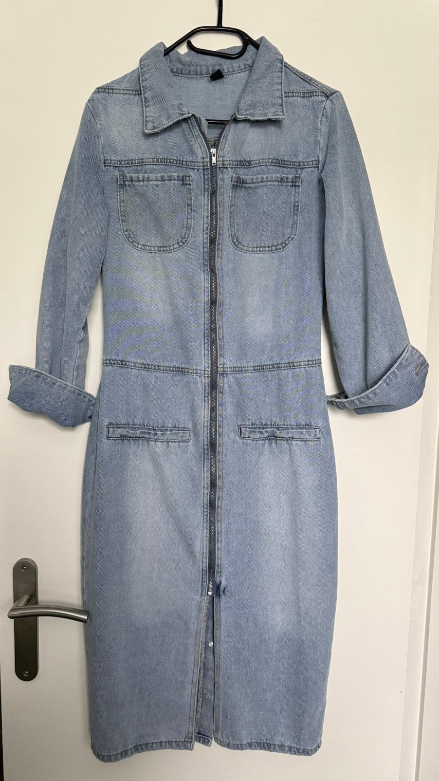 Spijkerjurk. Mt.XS/34. Nieuw., Kleding | Dames, Jurken, Blauw, Nieuw, Ophalen of Verzenden, Maat 34 (XS) of kleiner
