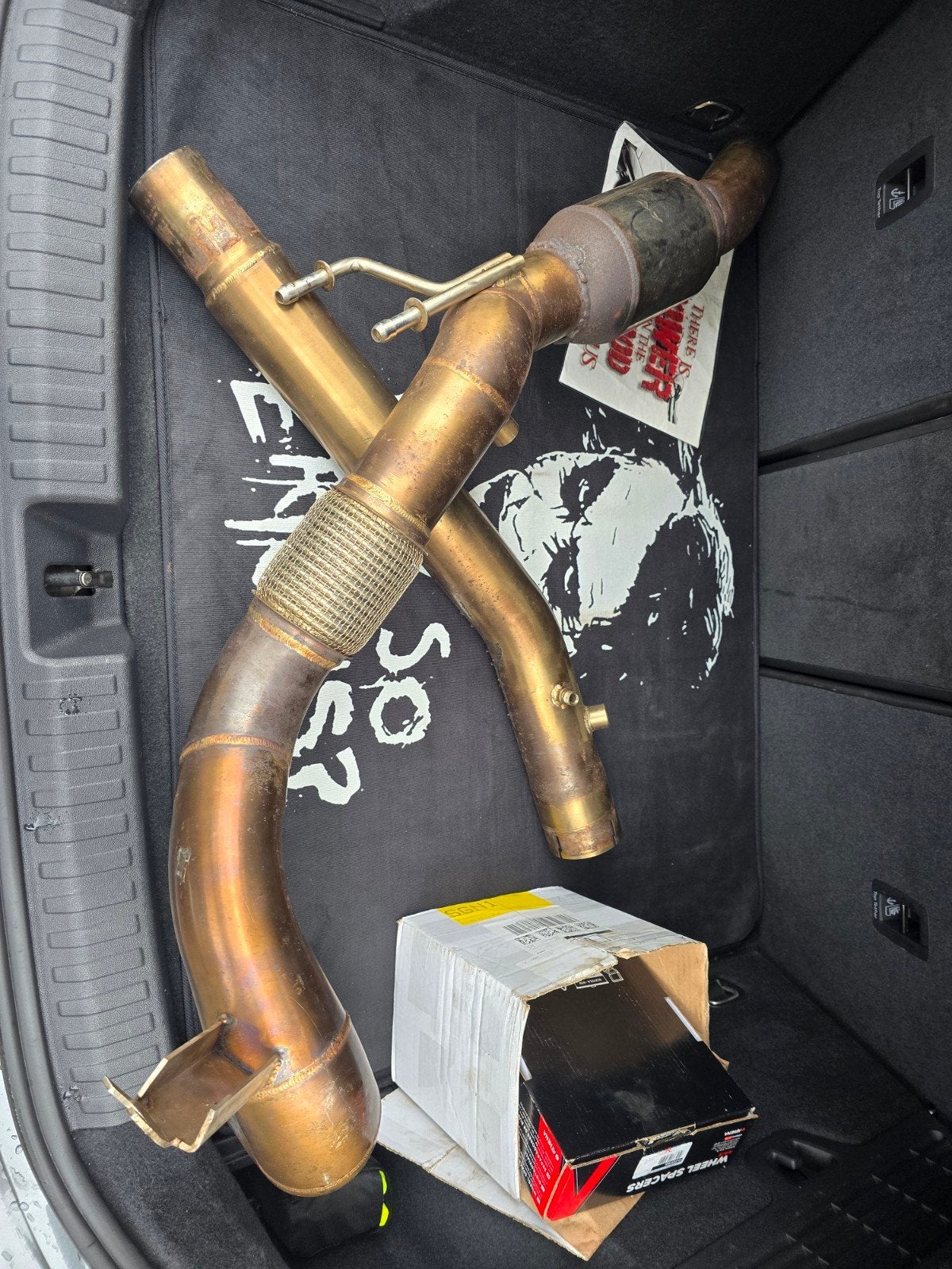 Audi s3 golf 8r downpipe met cat en opf vervangingspijp, Auto-onderdelen, Ophalen of Verzenden, Audi