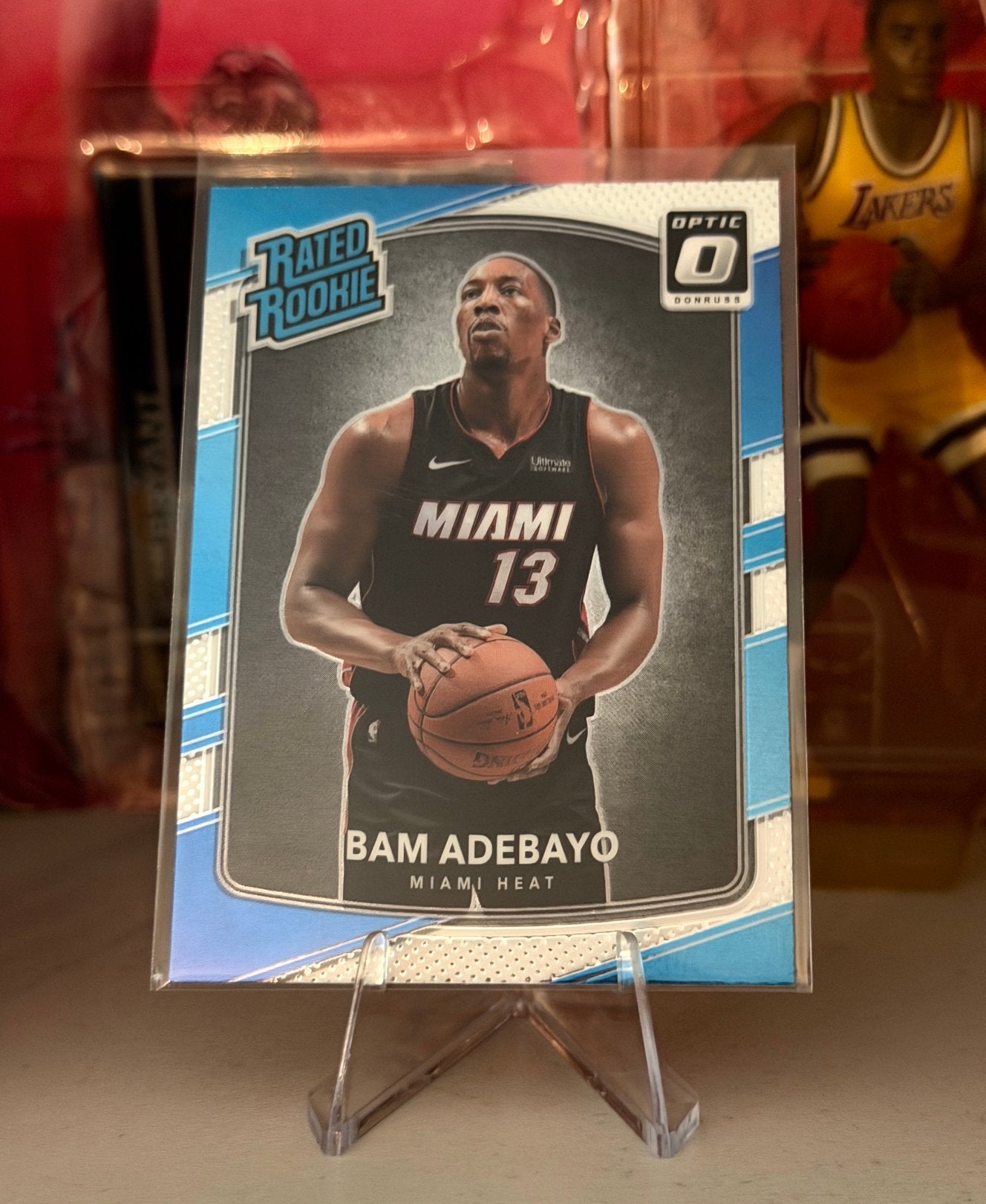 Bam Adebayo Rated Rookie RC Donruss Optic Heat NBA basketbal, Sport en Fitness, Basketbal, Ophalen of Verzenden, Zo goed als nieuw