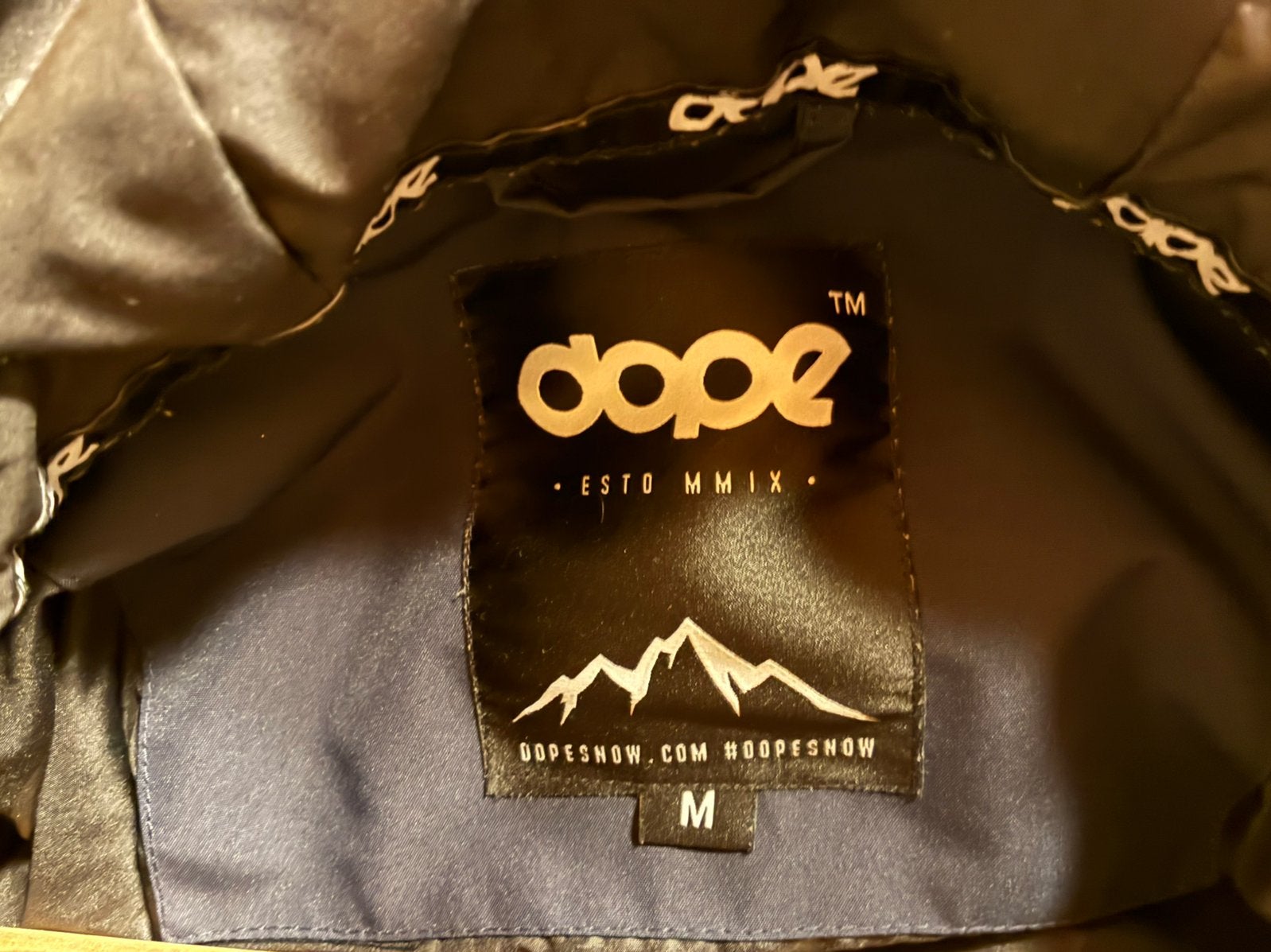 Ski-anorak van het merk Dope in maat M, 160 tot 180 cm, Zo goed als nieuw, Kleding, Ophalen