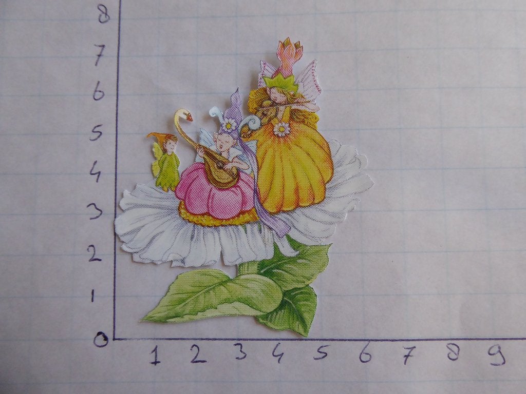 nr. 139 - uitgeknipt 3d plaatje, Hobby en Vrije tijd, Ophalen of Verzenden, Nieuw, Fantasie, Knipvel