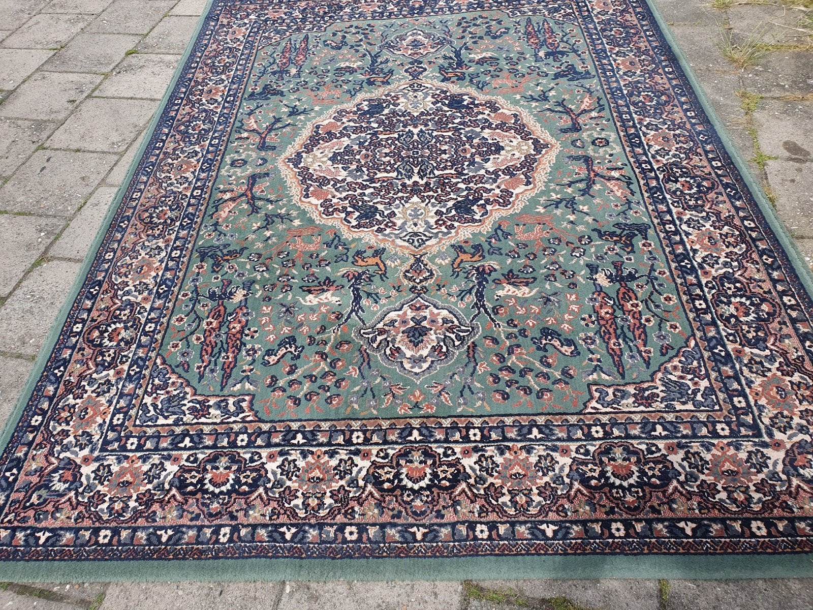 HELAAS VERKOCHT  Vintage perzisch tapijt 170x240 cm, Huis en Inrichting, Stoffering | Tapijten en Kleden, Gebruikt, 100 tot 150 cm