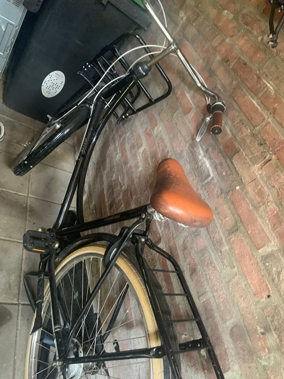Batavus Damesfiets - Zwart, Gebruikt, Fietsen en Brommers, Ophalen, Versnellingen, Batavus, Trommelrem