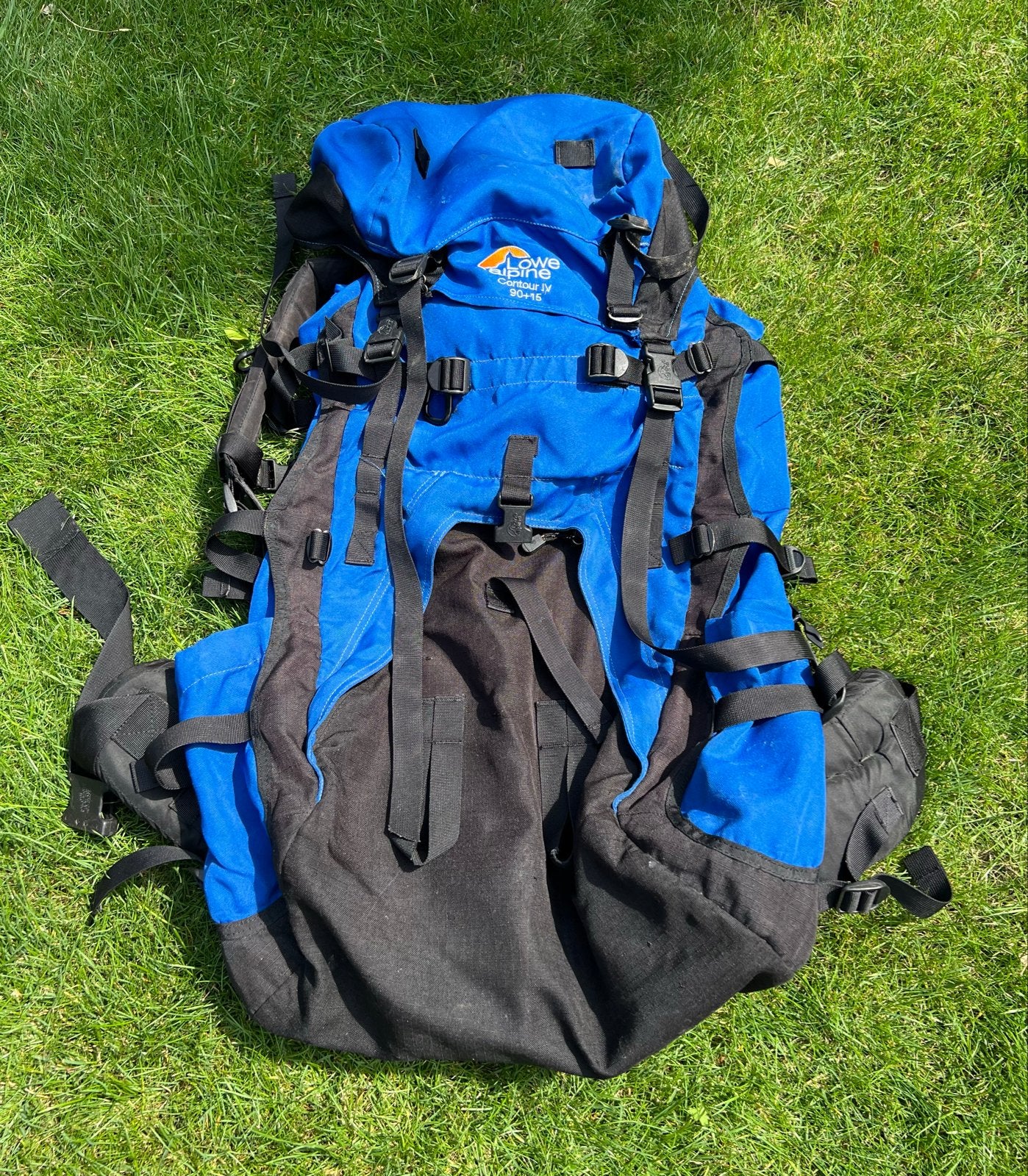 Lowe Alpine Trekking Rugzak - Blauw/Zwart, Sieraden, Tassen en Uiterlijk, Tassen | Rugtassen, Overige merken, Gebruikt, Verzenden
