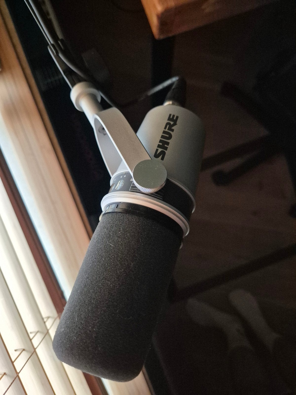 Shure MV7 Microfoon – USB & XLR – Streaming/Podcast, Ophalen of Verzenden, Zo goed als nieuw, Studiomicrofoon