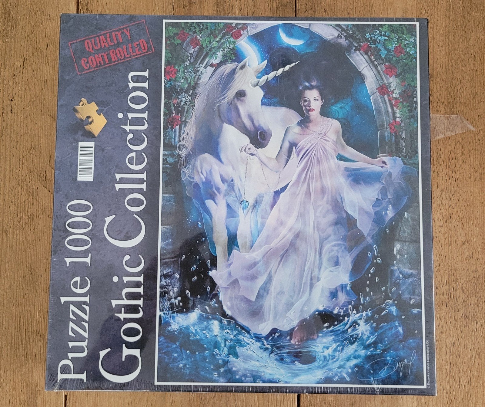 Gothic Collection Eenhoorn Puzzel 1000 Stukjes Nieuw, Ophalen of Verzenden, 500 t/m 1500 stukjes, Nieuw, Legpuzzel