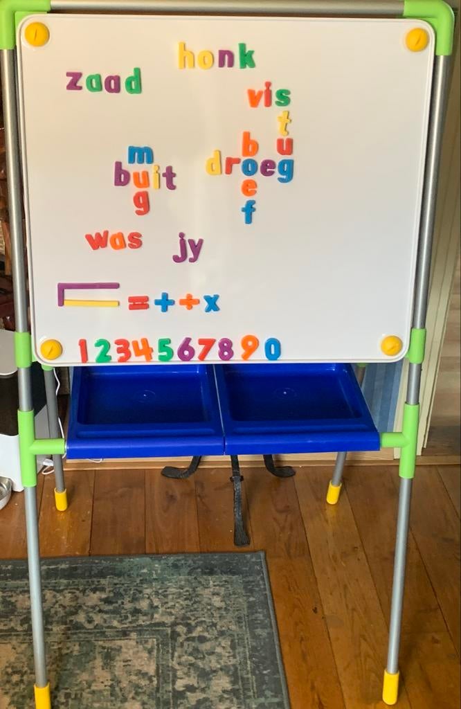 Schoolbord voor kinderen., Ophalen, Gebruikt, Krijtbord