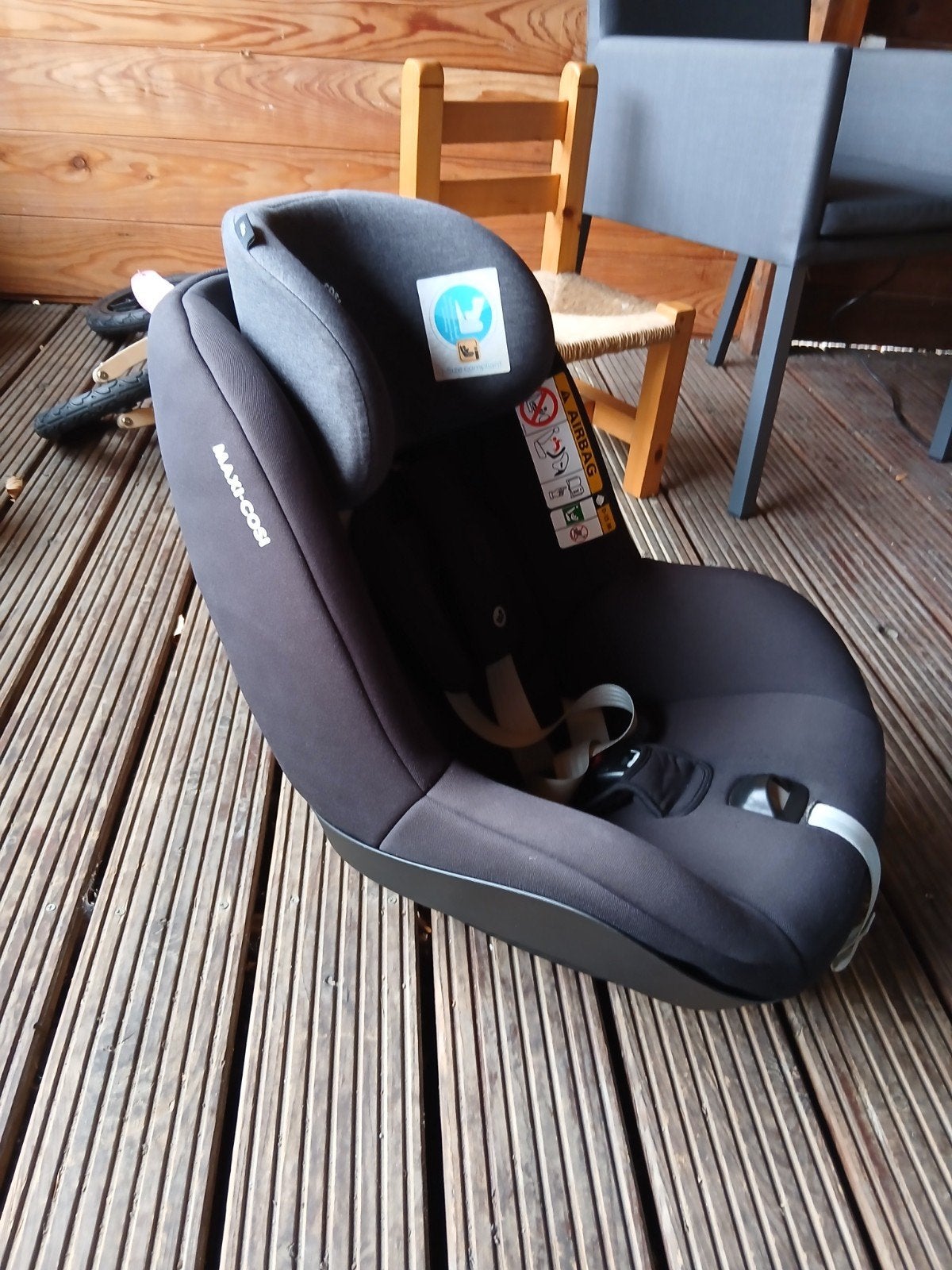 Maxi-Cosi Isofix base, plus Maxi-Cosi en autostoel type Pebb, Ophalen, 0 t/m 13 kg, Maxi-Cosi, Isofix