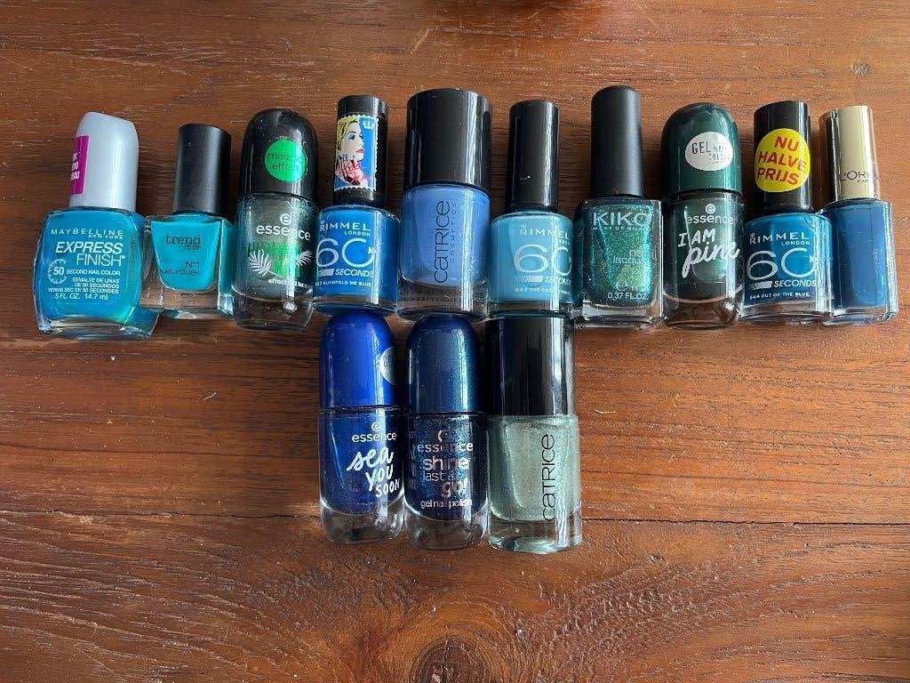 Nagellak, Gebruikt, Blauw, Ophalen of Verzenden, Handen en Nagels