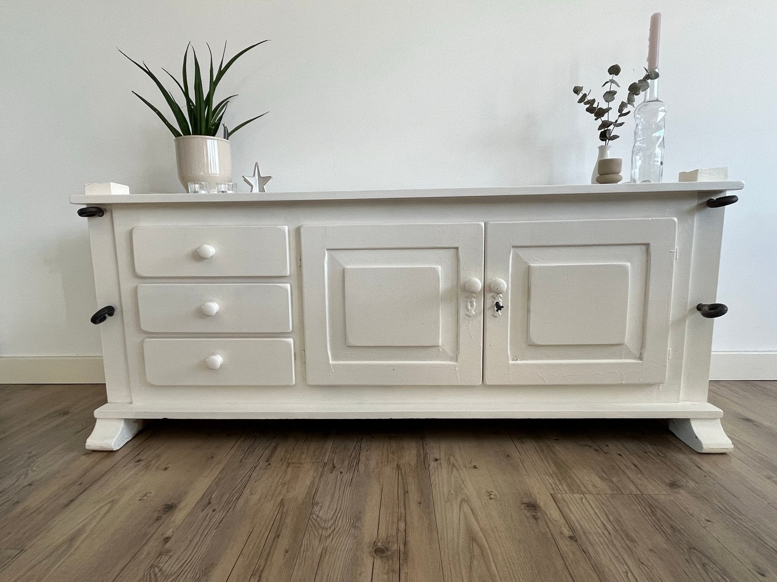Kast met lades en deuren - Landelijke stijl 150x40x61, Ophalen, Gebruikt