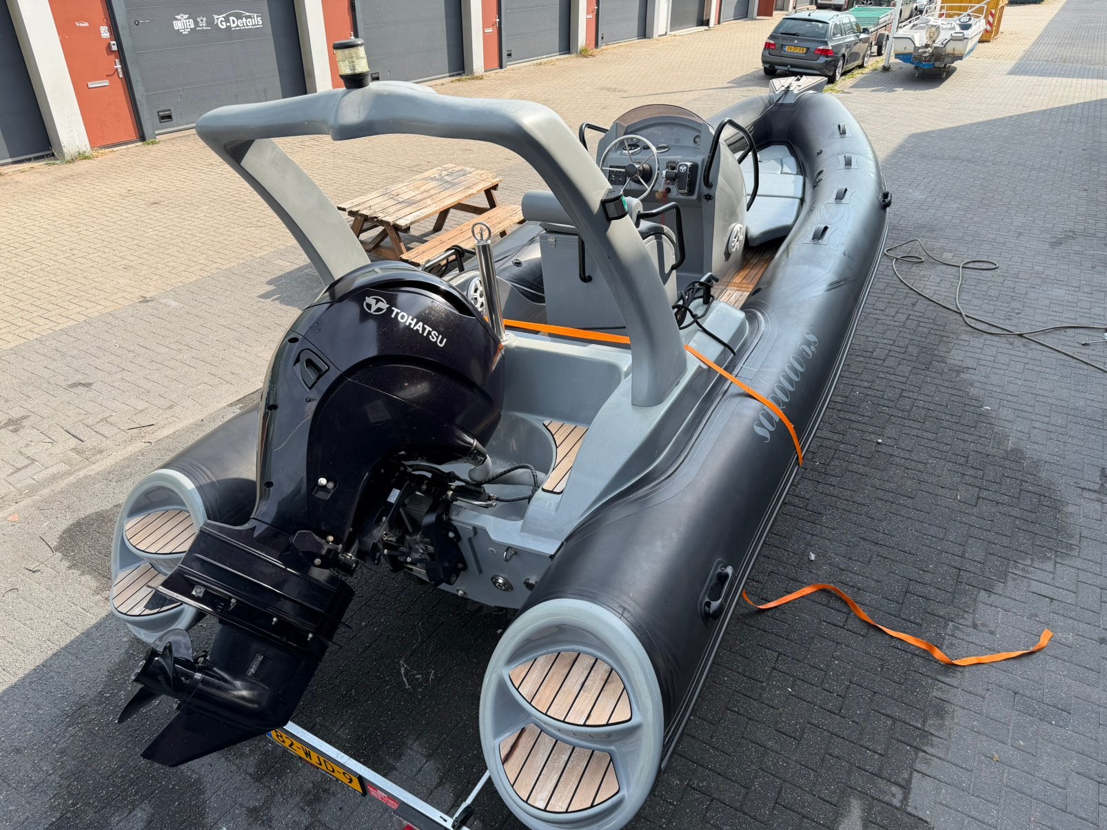 Scirocco 580 rib - Tohatsu 115 - Brenderup trailer - 2023, Watersport en Boten, Speedboten, Overige merken, Viertaktmotor, 70 tot 120 pk