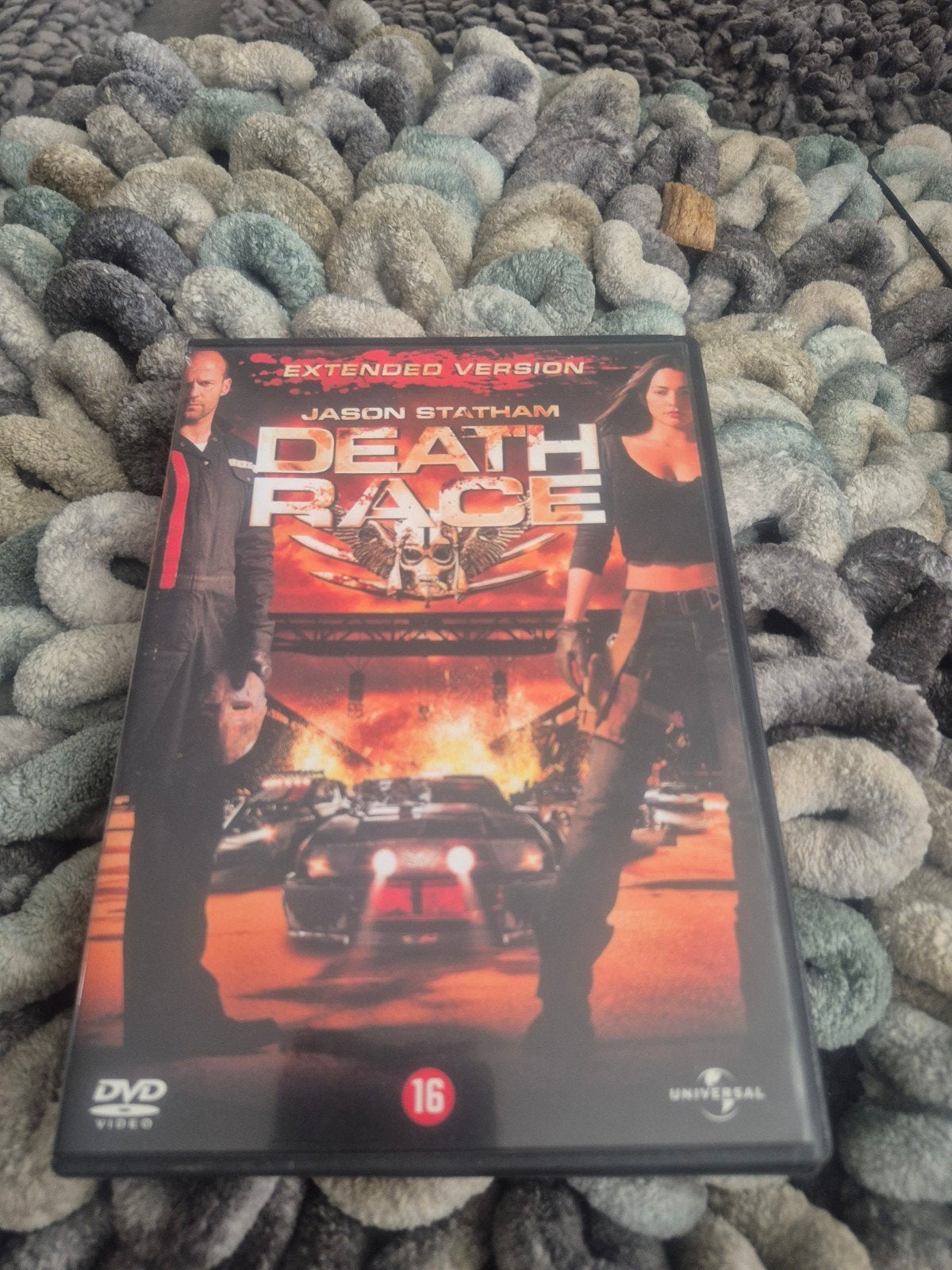 Death Race Extended Version DVD - Actiethriller, Vanaf 16 jaar, Nederlands, Actiethriller, Ophalen of Verzenden