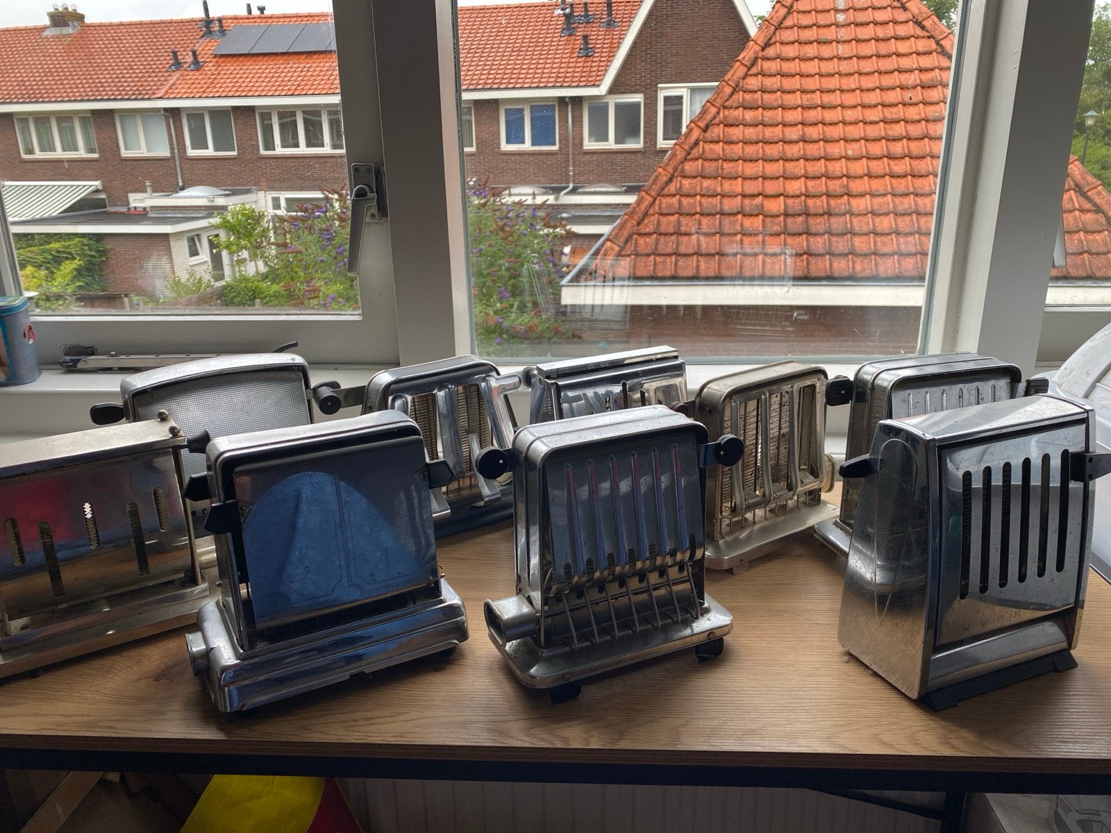 9 Vintage Broodroosters - Unieke Collectie voor de Liefhebbe, Ophalen of Verzenden, Gebruikt