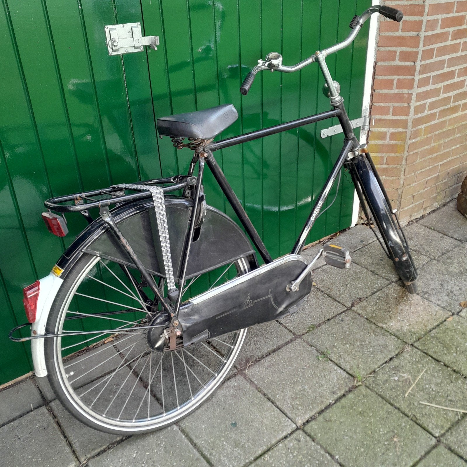 Gazelle populaire zwarte herenfiets, Ophalen