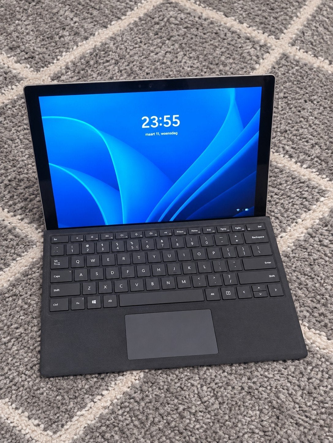 Microsoft Surfaces Pro 4/i5-7gen/128GB/incl toetsenbord, Computers en Software, Ophalen of Verzenden, 12 inch