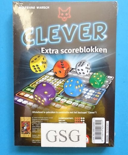 Clever scoreblok nr. 999-CLE02-00, Ophalen, Nieuw