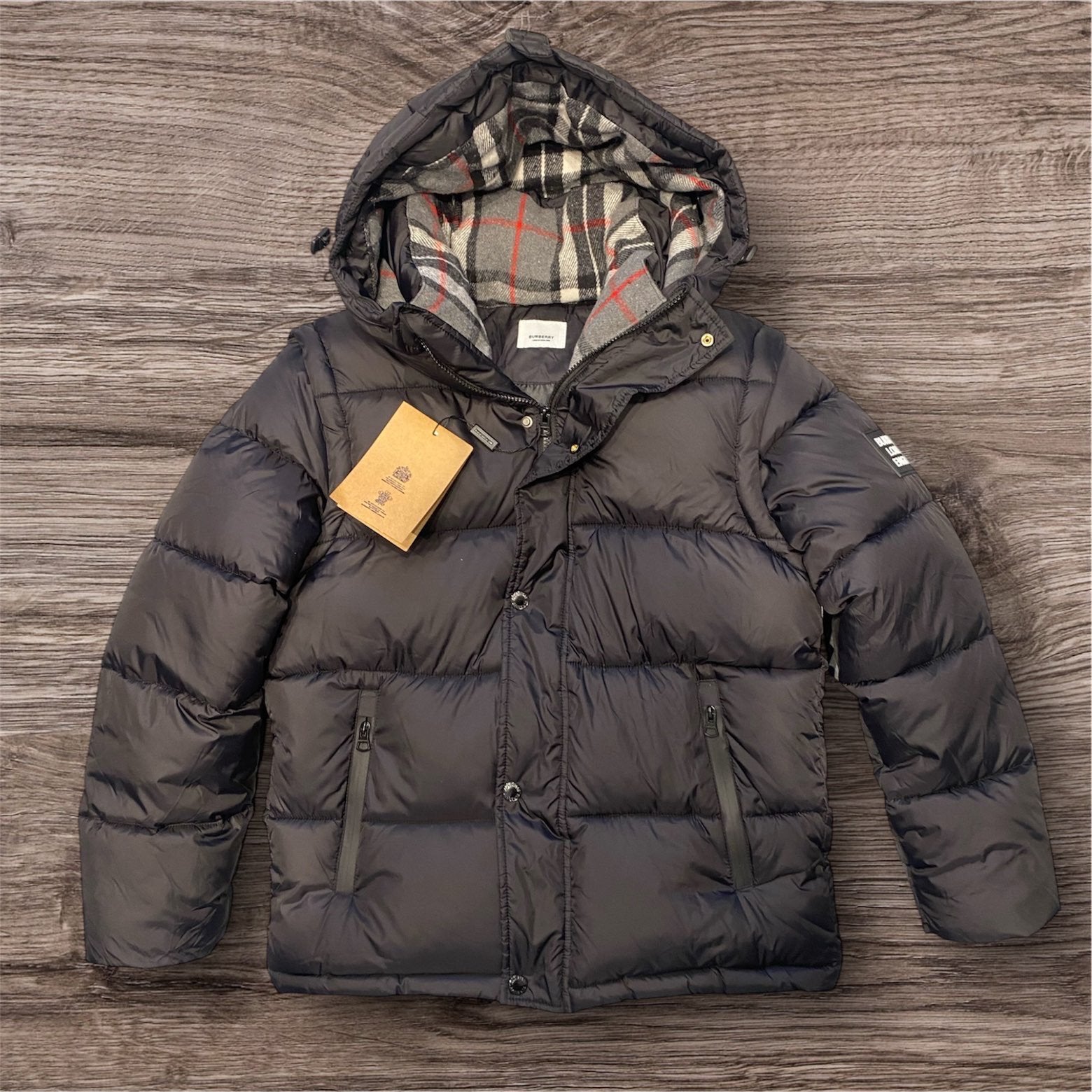 Burberry puffer jas, Ophalen of Verzenden, Zo goed als nieuw, Zwart