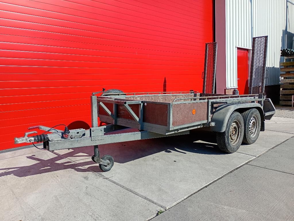 ANSSEMS Aanhanger / Dieplader / Dubbelasser / Kar 2700KG, Ophalen, Gebruikt