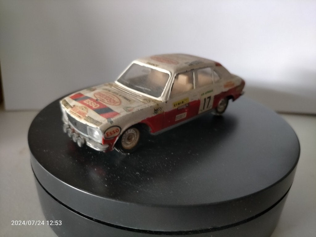 solido peugeot 504 ralley code 3, Hobby en Vrije tijd, Ophalen of Verzenden, Auto, Solido