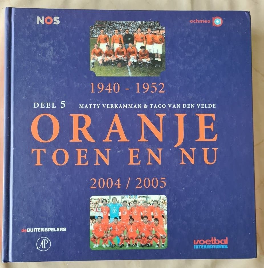 Voetballen - Oranje toen en nu, 5 prachtboeken - 1905-1952, Ophalen of Verzenden, Zo goed als nieuw, Balsport