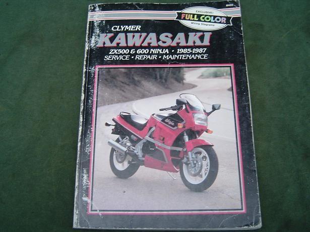 Kawasaki ZX500 ZX600 Ninja 1985 - 1987 werkplaatsboek ZX 600, Ophalen of Verzenden, Kawasaki
